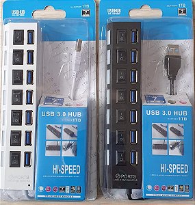 HUB USB 3.0 7 PORTASCQT-H072