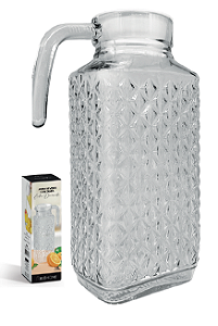 JARRA DE VIDRO COM TAMPA 1.6L JAR006