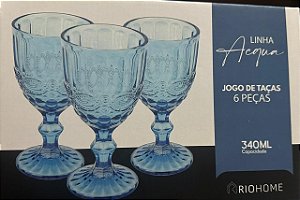 JOGO DE TAÇA ACQUA BLUE TAC005