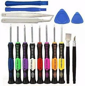 KIT 16 PCS DE FERRAMENTAS PARA CELULAR VK - 128