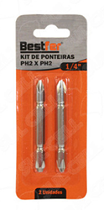 KIT 2 PONTEIRAS PH2X PH2 1/4  BFH2743