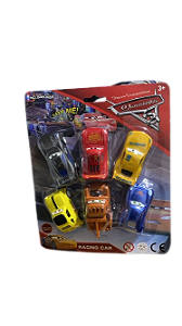 KIT CARRINHOS PULL BACK 6 PCS P 546-9A6
