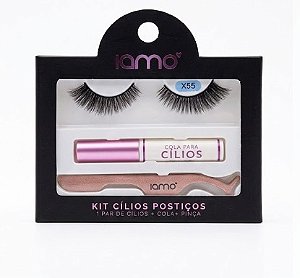 KIT CILIOS POSTIÇOS / CILIOS + COLA + PINÇA YS43821