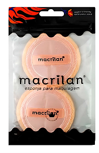 KIT COM 2 ESPONJAS PARA MAQUIAGEM  MACRILAM EJ1-5