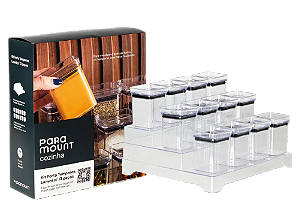 KIT PORTA TEMPEROS LUMINI C/ 13 PCS 2074
