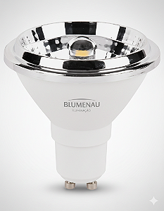LAMPADA LED AR70 4,8W LUZ QUENTE 02481013