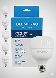 LAMPADA LED HIGH POWER T100 50W LUZ FRIA 03507016
