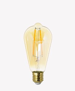 LAMPADA ST64 CARBON LED 4W 2200K 33372
