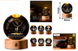 LUMINARIA BOLA CRISTAL LED MM-SJQ