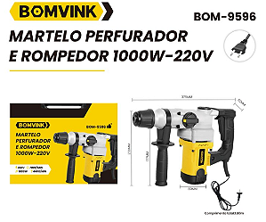 MARTELO PERFURADOR E FROMPEDOR BOM-9596