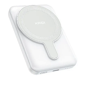 MINI POWER BANK MAGNÉTICO KNC8885 BRANCO