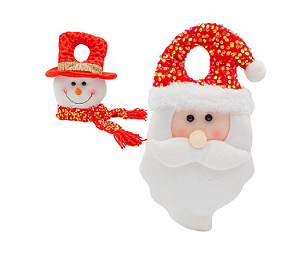 PAPAI NOEL PLUSH 30CM PRA PORTA NS348834