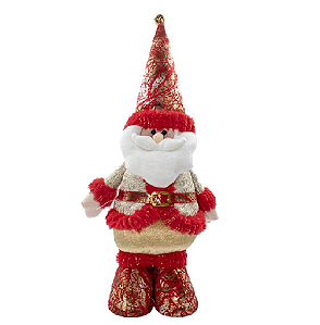 PAPAI NOEL PLUSH 54X15CM EM PÉ NS368813