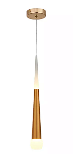 PENDENTE LED 3000K 5W BIVOLT 43xØ5,5cm METAL E ACRÍLICO DOURADO DCD02112A