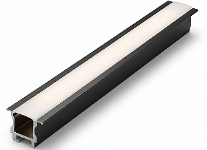 PERFIL EMBUTIR ALUM 24X7MM 2M PRETO 412326-01