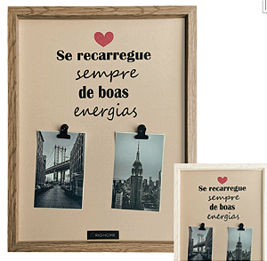 QUADRO 2 FOTOS HOME 30X40