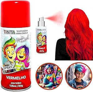 TINTA TEMPORÁRIA VERMELHA TUDO240
