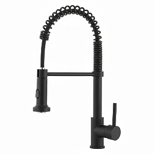 TORNEIRA GOURMET PRETO FOSCO W-18-1 KGOLD