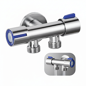 TORNEIRA REGISTRO DUCHA HIGIENICA CONTROLE DUPLO W-20