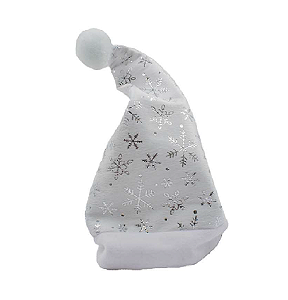 TOUCA NATALINA PLUSH C/ FLOCOS DE NEVE 2 CORES NS368633