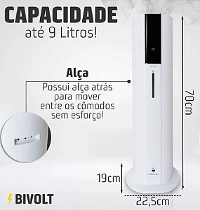 UMIDIFICADOR DE AMBIENTE ULTRASONICO ON-UM642