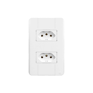 2 TOMADAS 10A ESP 4X2 BR 250V 1005