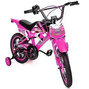 BIKE MOTO CROSS ROSA ARO 16