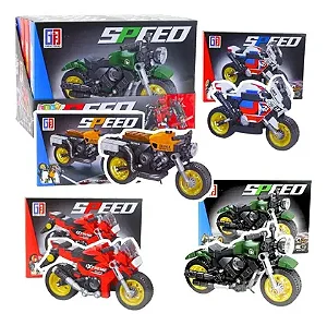 BLOCO DE MONTAR SPEED  MOTO E ROBO TOYS-260381