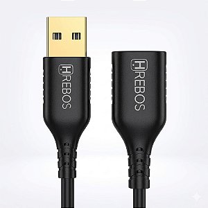 CABO EXTENSOR USB X USB 1M CB-708 PR