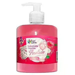 SABONETE LIQUIDO PEROLADO TROPICAL 350ML- PITAYA