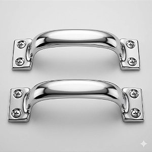 PUXADOR DE AÇO ALÇA CHAPA 5" SR0691