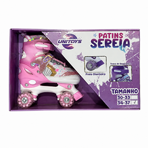 PATINS QUAD SEREIA ROSA 2649 TAM 30-33