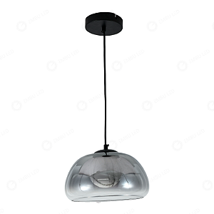 PENDENTE LED PIETRA ESFERA 40W FUMÉ EBPT8923