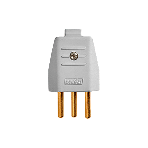 PLUGUE MACHO 2P+T 10A 180° 6035