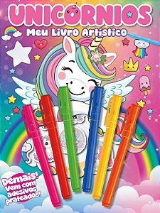 MEU LIVRO ARTÍSTICO UNICÓRNIO