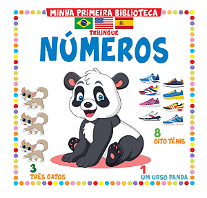 MINHA PRIMEIRA BIBLIOTECA TRILINGUE  NUMEROS
