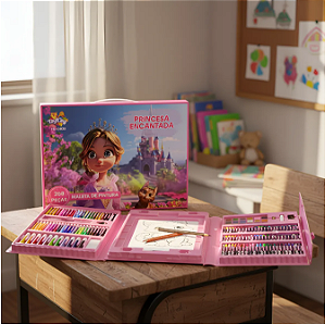 MALETA PRINCESA ENCATADA 208PCS TK-CR23
