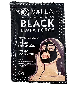 MASCARA FACIAL BLACK LIMPA POROS DALLA 8G