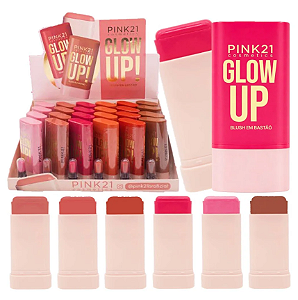 BLUSH EM BASTAO GLOW UP CS5979 CORES VARIADAS