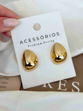 Brinco Semijoia Gota Martelada 0891767
