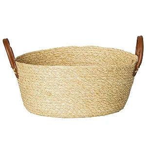 CESTO DE FIBRA NATURAL COM ALCA 3611