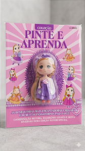 COLEÇÃO PINTE E APRENDA - BONEQUINHAS ROXO
