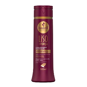 CONDICIONADOR LISO COM FORÇA HASKELL 300ML
