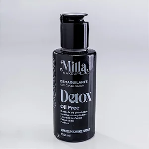 DEMAQUILANTE DETOX OIL FREE 120ML MILLA MAKEUP