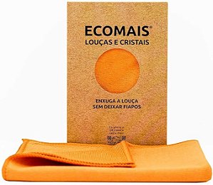 ENXUGA LOUCAS E CRISTAIS LARANJA