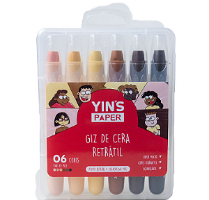 GIZ DE CERA RETRATIL 06 CORES YP8398