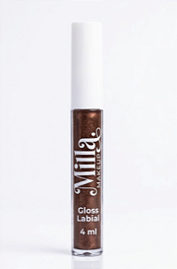 GLOSS LABIAL MILLA MAKEUP  CHOCOLATE