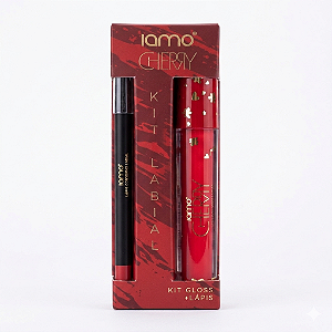 KIT GLOSS + LÁPIS CHERRY IAMO YS43647 COR 03 - TOXIC