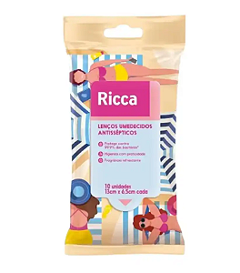 LENÇOS UMEDECIDOS  RICCA LARANJA  -3802