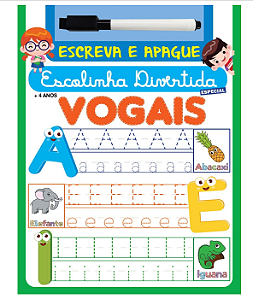 LIVRO ESCOLHINHA DIVERTIDA VOGAIS